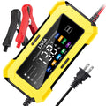 12v car battery charger 12v 6a motorcycle charger 14.6v 12v lifepo4 battery charger
