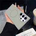 Suitable for samsung s26ultra soft fine ring magnetic phone case s25plus skin-feeling magnetic anti-fall protective case