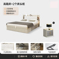 (upgraded white bed) + bedside table*2 combination