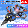 remote control combat drone four-channel suspended four-axis drone fixed height roll stunt remote control lighting flight
