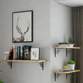 European style flower triangle bracket bracket triangle support iron frame wall storage rack layer right angle fixed tripod bracket