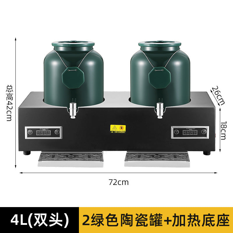Milk tripod, hotel restaurant ceramic milk tripod coffee tripod numerical control heating stainless steel hot and cold tripod, juice tripod