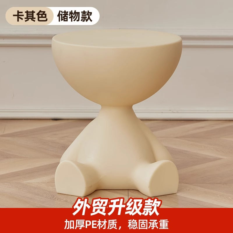 Creative bedside table for home, sofa side table, storage rack, bedroom balcony mobile mini table, small apartment coffee table