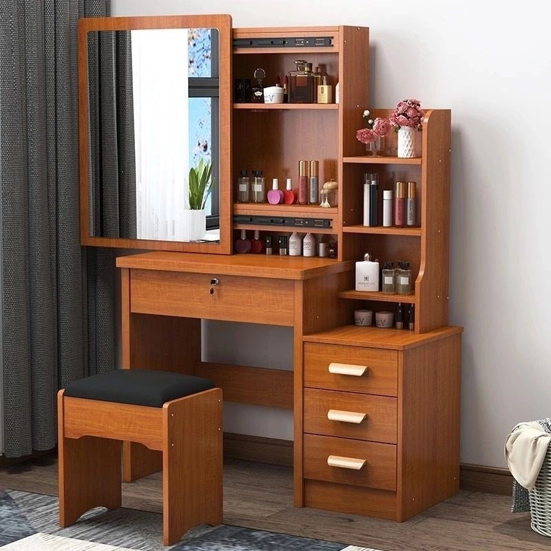Bedroom mini small apartment simple modern casual dressing table economical multi-functional dressing table popular dressing table