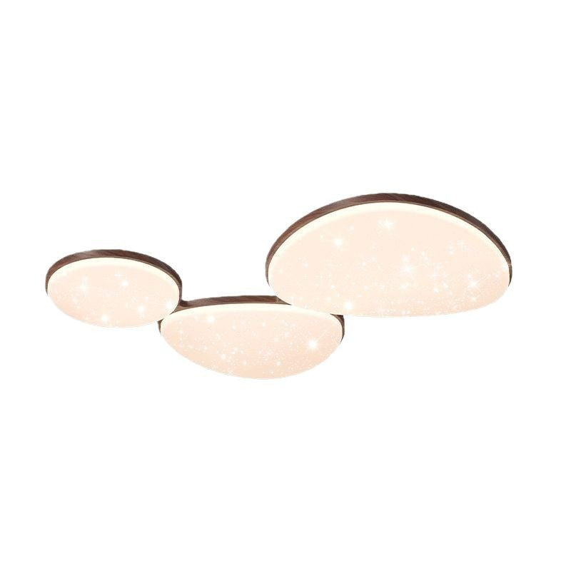 Medieval style living room ceiling light 2025 new modern simple pebble gypsy star lighting whole house package combination
