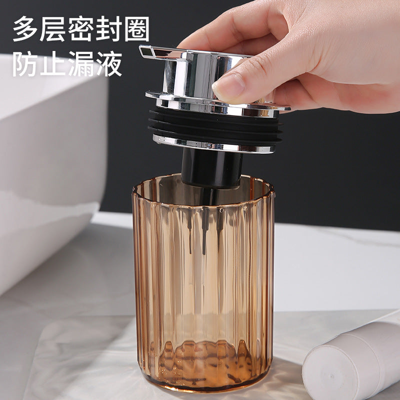 Travel toiletry cup suit shampoo shower gel hand sanitizer press foamer refill bottle facial cleanser foamer