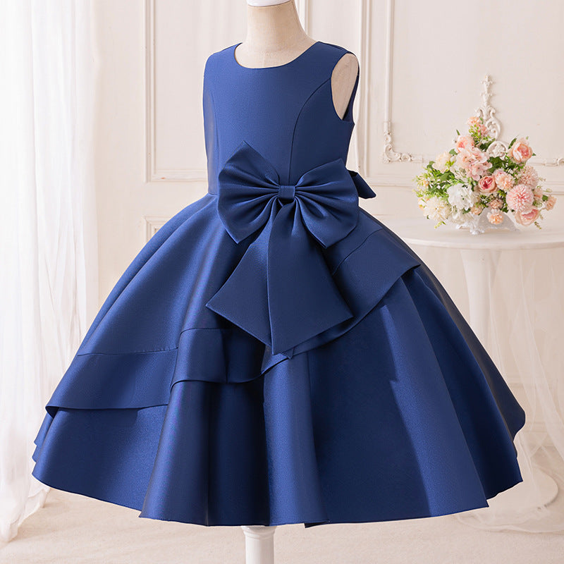 European and american cross-border oem girls' dresses  new collection - little girl princess dress, children's piano recital outfit