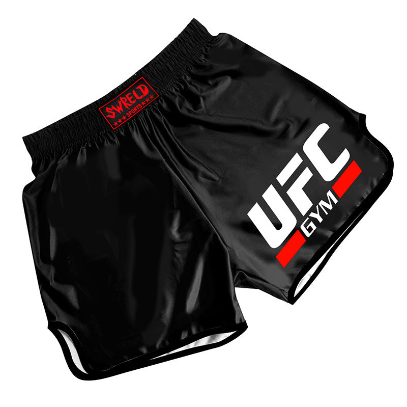 MMA Boxing Training Anti-Wear Fighting Pants UFC Mixed Fighting Muay Thai Shorts Running Fitness Cycling Fighting