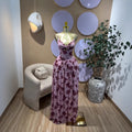 European and american cross-border women's fashion  winter new sleeveless v-neck backless sexy camisole pleated maxi dress