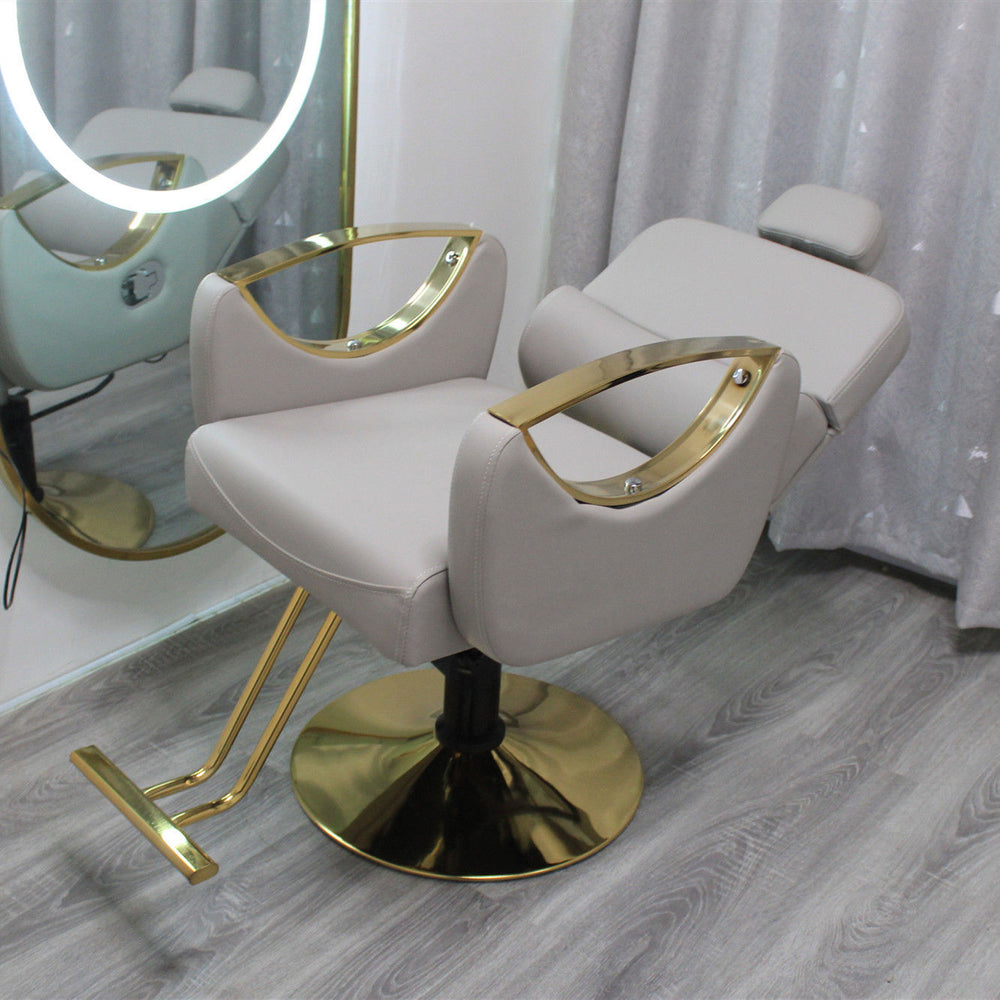 Barber shop chair can be reclined and lifted classypopular hairdressing chair hair salon special shaving lounge chair barber chair