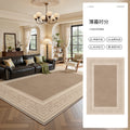Carpet living room green french retro style sofa cushion medieval style waterproof washable and wipeable accessible luxury high-end carpet
