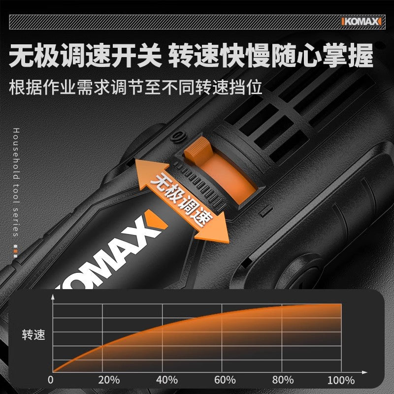 High-power handheld mini electric grinder - polishing, sanding, and cutting tool - small electric drill for jade and stone carving