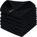Amazon bestseller: pure cotton honeycomb kitchen towel set with hooks - waffle weave dishcloths for cross-border e-commerce