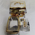 Export cross-border 3pcs square high-end insulated lunch box 4l-5l-6l food warmer container