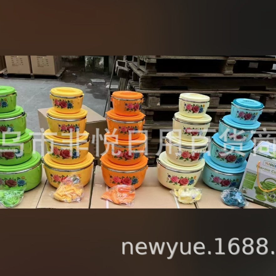 Wholesale direct from export manufacturers: stainless steel insulated lunch boxes - commercial, home, and student meal containers