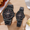 Factory direct steel band couple watches men's women's quartz watches light luxury gifts live stream watches dropshipping available