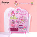 Authentic sanrio children's nail stickers & press-on nail set - cartoon creative diy nail art toy kit for kids