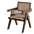 Chair solid wood rattan dining chair rattan chair armrest k chair for homeb&b rattan chair casualnordic dining chair