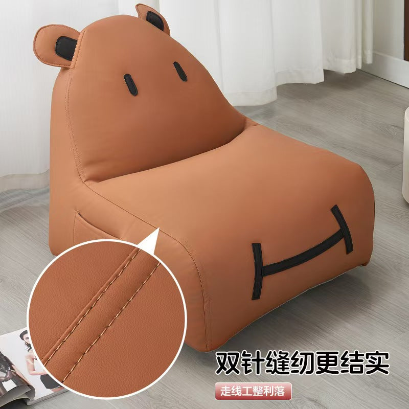 Bear kids lazy sofa cartoon sofa chair baby reading reading corner study kindergarten tatami bean bag