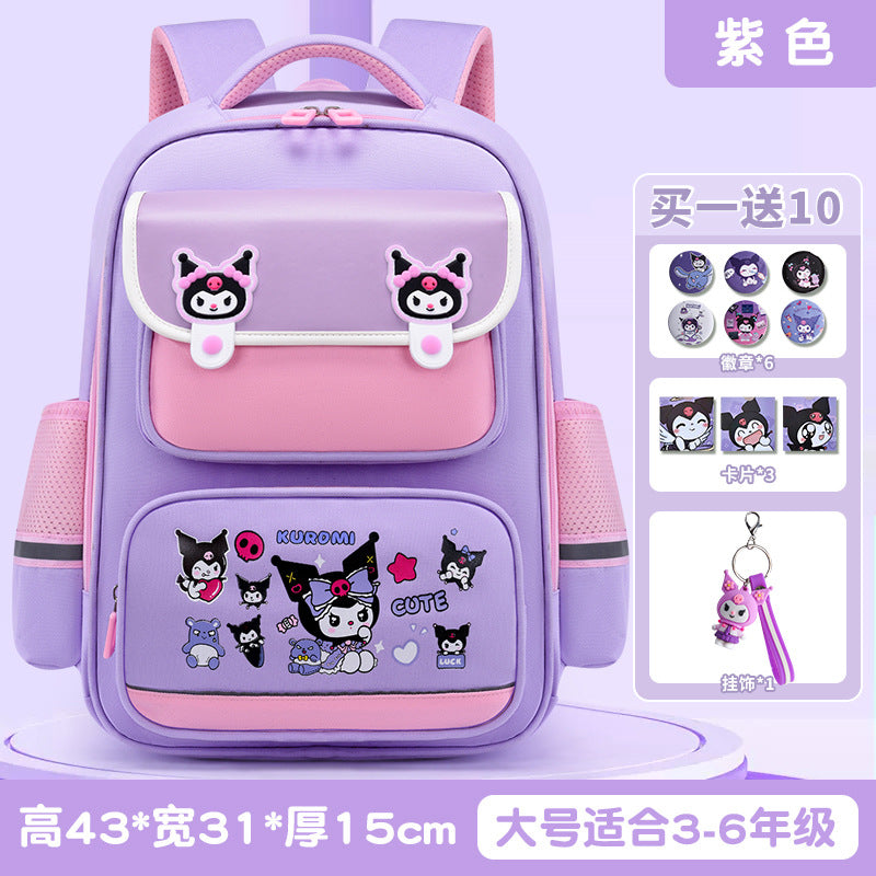 New Elementary School Girls Children's School Bag Cute Girls Backpack Large Capacity Burden Reduction Junior High School Students Japanese School Bag