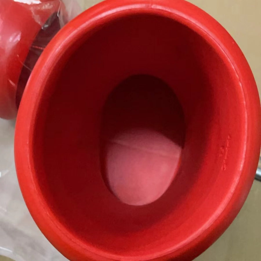 Foreign trade animation creative unisex rain boots big red shoes A red children's wooden shoes cartoon cute rain shoes combat boots