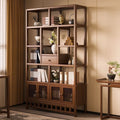 New chinoiserie bogu rack non-solid wood tea cabinet rack living room storage rack multi-layer display rack tea rack rack bamboo