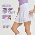 Premium quick-dry pleated tennis skirt - anti-exposure golf & badminton shorts - women's fitness running skort