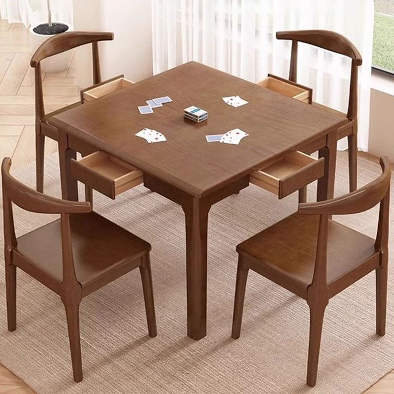 Solid wood small square table square dining table eight immortals table square table tea table special table for egg beating chess and card table playing cards table