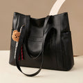 Large capacity fashionable versatile tote bag for women - 2026 spring retro new style casual commuter shoulder bag