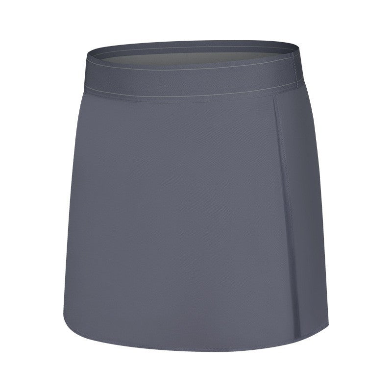 Luxtre new moisture-wicking, sweat-absorbing, cooling tennis skirt - quick-dry, double-layered, anti-exposure skort dk229