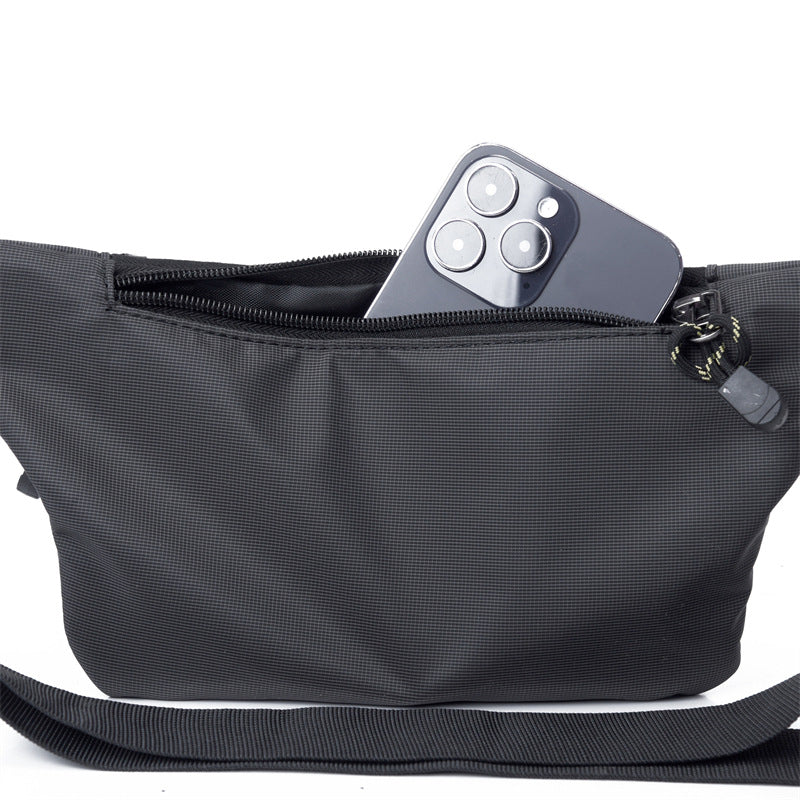 Fashion new fanny pack Men's multi-functional backpack Going out for travel Cycling sports chest bag Multi-layer shoulder messenger bag