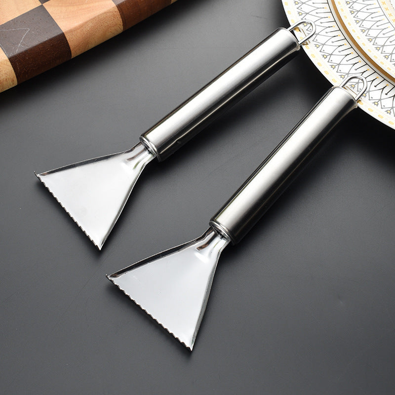 stainless steel fish scale scraper kitchen fish killing and scale removal tool knife fish scale planer fish scale scraper corn planer