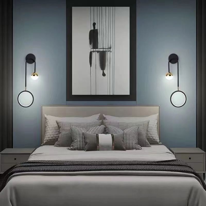 New arrival modern casual master bedroom wall lamp wall bedside creative fashion scandinavianaccessible luxurypopular corridor background wall