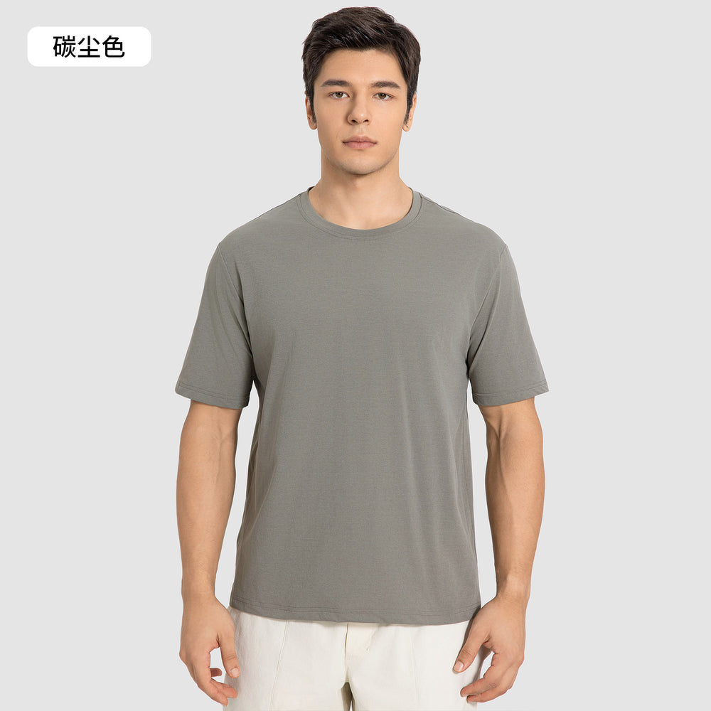 New outdoor quick-dry running & fitness short-sleeve t-shirt for men - summer lightweight, loose fit, versatile activewear top dmt002