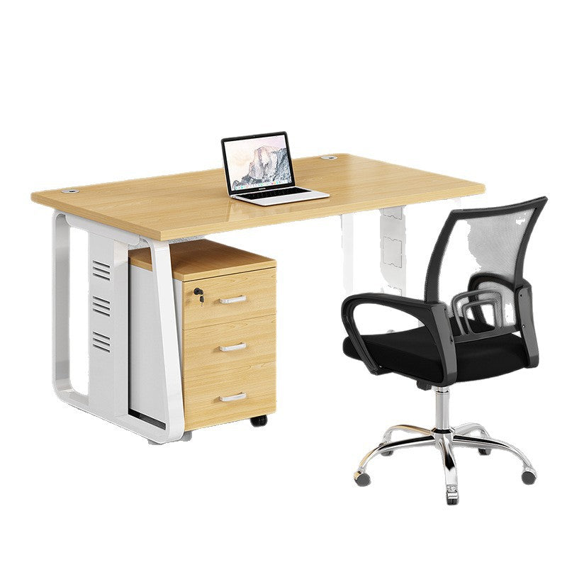 Saint li office desk and chair set - staff workstation with partition, cubicle, and computer desk