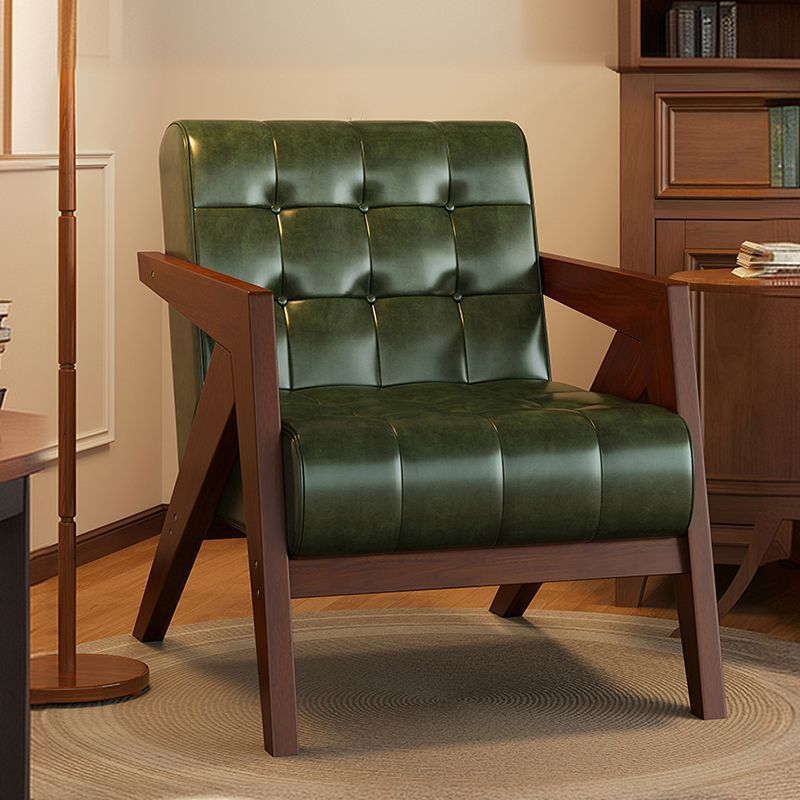 Single sofa chair popular richard solid wood lazy sofa milk tea shop coffee shop table and chair combination b&b sofa
