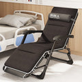 Nanjiren foldable bed nap for home lunch break portable office foldable recliner thickened bold balcony casual chair