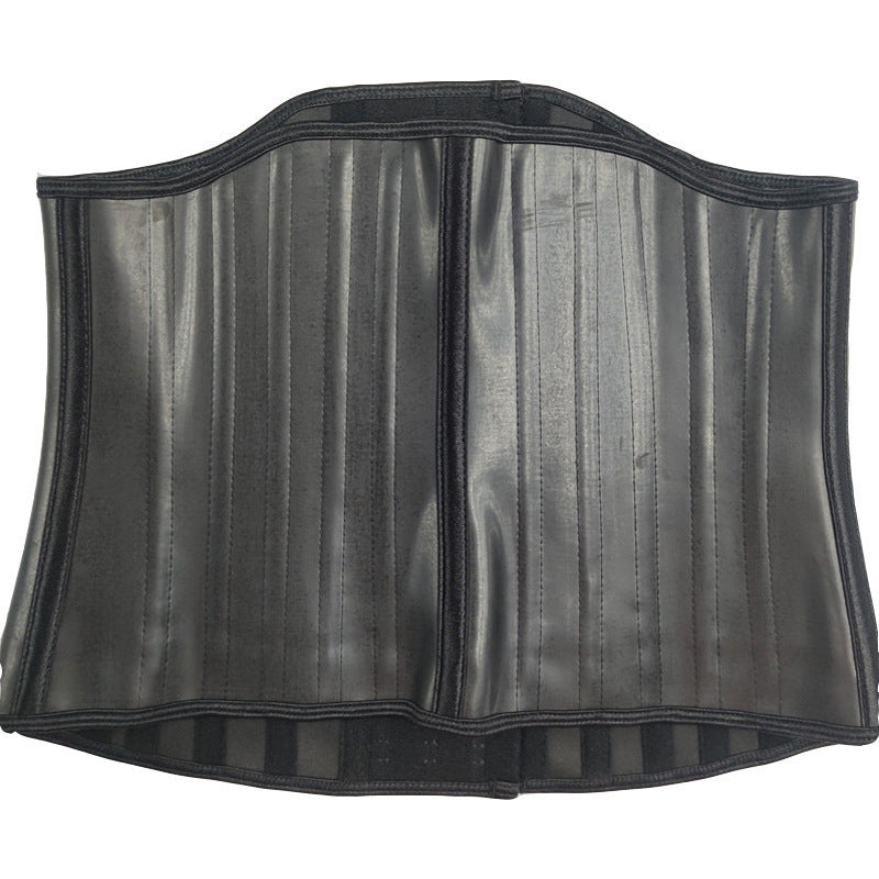 European and american cross-border latex sports waist trainer corset - slimming, waist shaping, breast support, and abdominal control belt