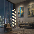 Spanish imported marble designer floor lamp - perfect for living rooms, studies, high-end luxury hotels, and villa lobbies