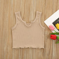 Children's fashion: european & american style baby & toddler girls' tank tops, summer short-sleeve tops, girls' vest, short style, class a