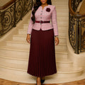 C8646export women's clothing cross-border autumn and winter new arrival european and american clothing fashion eleganteleganceoutwear skirt suit