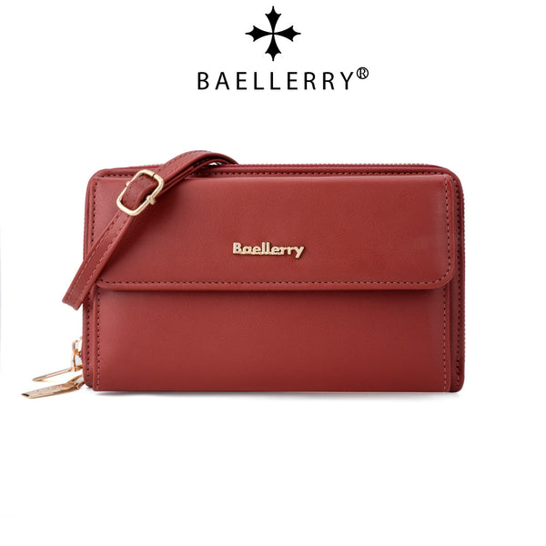 Baellerry new mobile phone bag women's large capacity shoulder crossbody backpack touch screen mobile phone wallet women wholesale