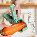 new arrival: stainless steel kitchen vegetable and fruit slicer - multi-functional vegetable salad and fruit slicer/cutter