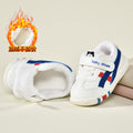 Toddler shoes for baby boys 0-1-3 years old, autumn/winter infant and toddler shoes for baby girls, soft sole non-slip, fleece-lined, extra thick cotton shoes