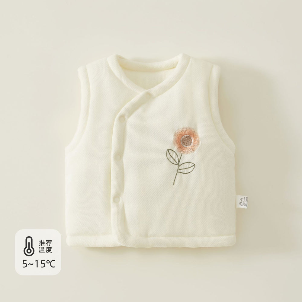 Babibele newborn vest - autumn/winter thickened baby warm vest, children's lightweight cotton waistcoat, quilted outerwear, cute design