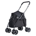 Pet stroller - lightweight & foldable for cats, puppies, and small dogs - perfect for outdoor adventures