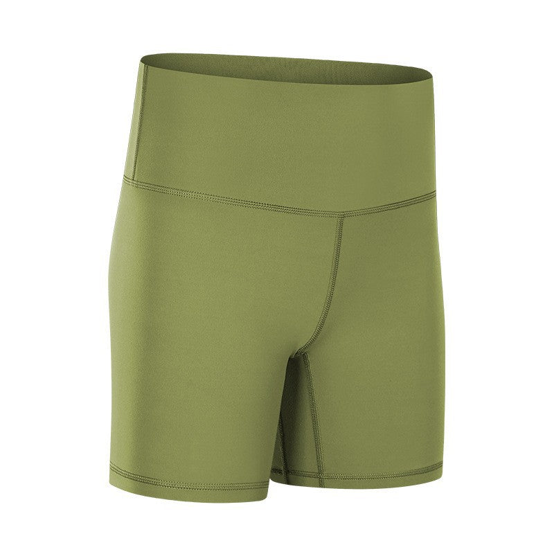 High-waisted, slim-fit yoga shorts for women - tummy control, butt lift, stretchy capri length - perfect for summer running, fitness, and cycling (s2064)