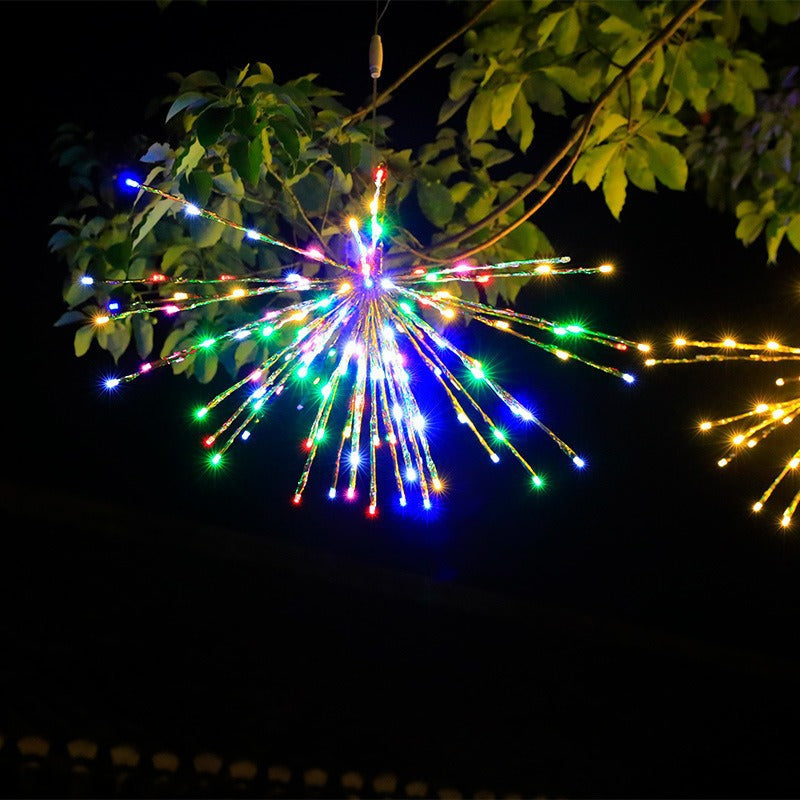 LED fireworks lights outdoor waterproof lights flashing lights string lights Gypsy street lighting lights hanging trees holiday decorative lights