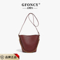 High-end minimalist bucket bag, large capacity commuter bag, fashionable and versatile chain shoulder bag, new autumn/winter crossbody bag