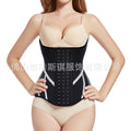 Hourglass goddess [black and white lines] latex extended and heightened sports shaping belt tight waist and abdominal belt